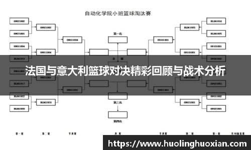 法国与意大利篮球对决精彩回顾与战术分析