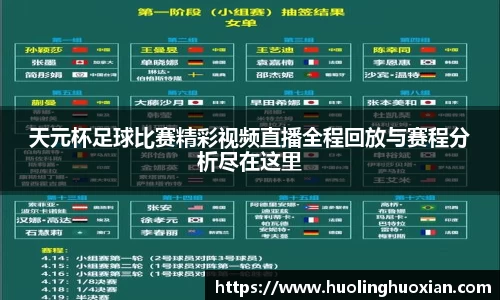 天元杯足球比赛精彩视频直播全程回放与赛程分析尽在这里